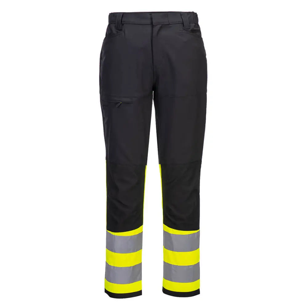Portwest WX2 Eco Hi-Vis Servicebyxa Stretch Klass 1 CD888 - Gul/Svart (YBR) / 28