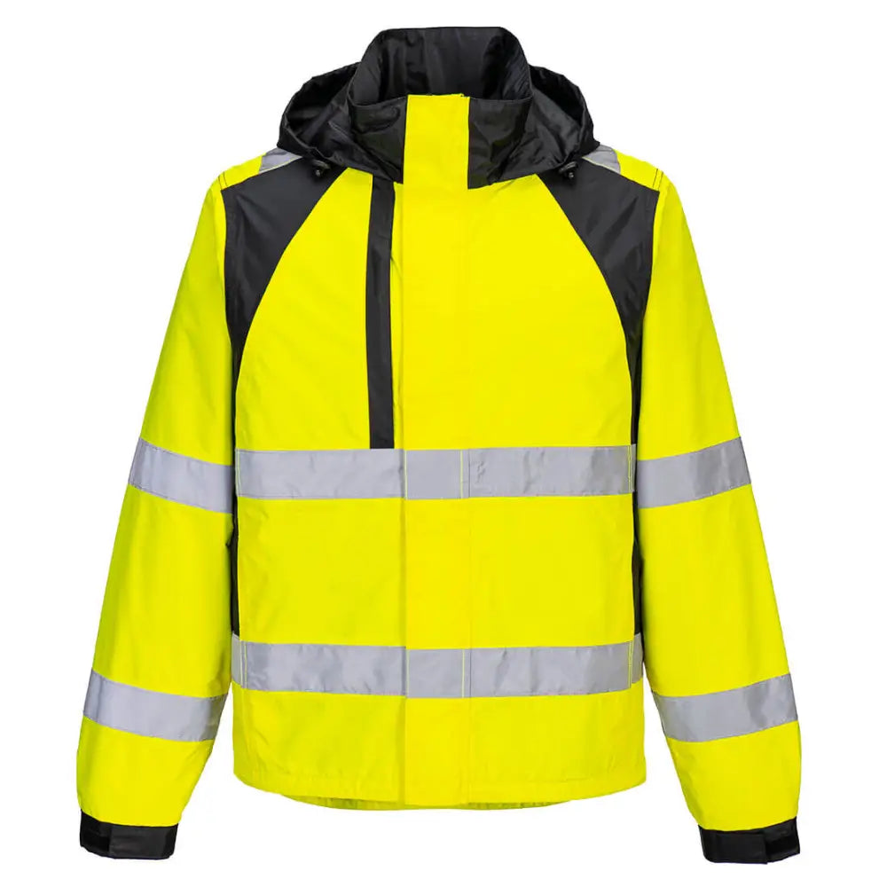 Portwest WX2 Eco Hi-Vis Skaljacka Klass 3 CD860 - Gul/Svart (YBR) / S