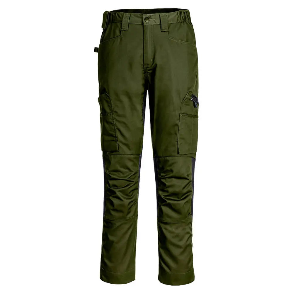 Portwest WX2 Eco Servicebyxa Stretch CD881 - Olivgrön (OGR) / 28