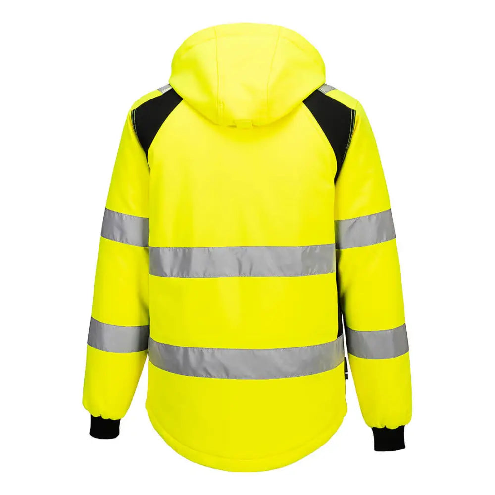 Portwest WX2 Hi-Vis vadderad softshelljacka (2L) CD809