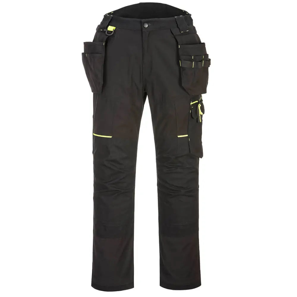Portwest WX3 Eco Stretch Hölsterbyxa T706 - Svart (BKR) / 28