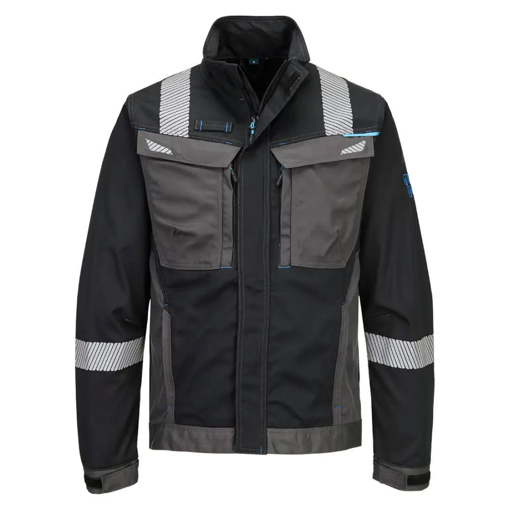 Portwest WX3 FR Modaflame Arbetsjacka FR602 - Svart (BKR) / S