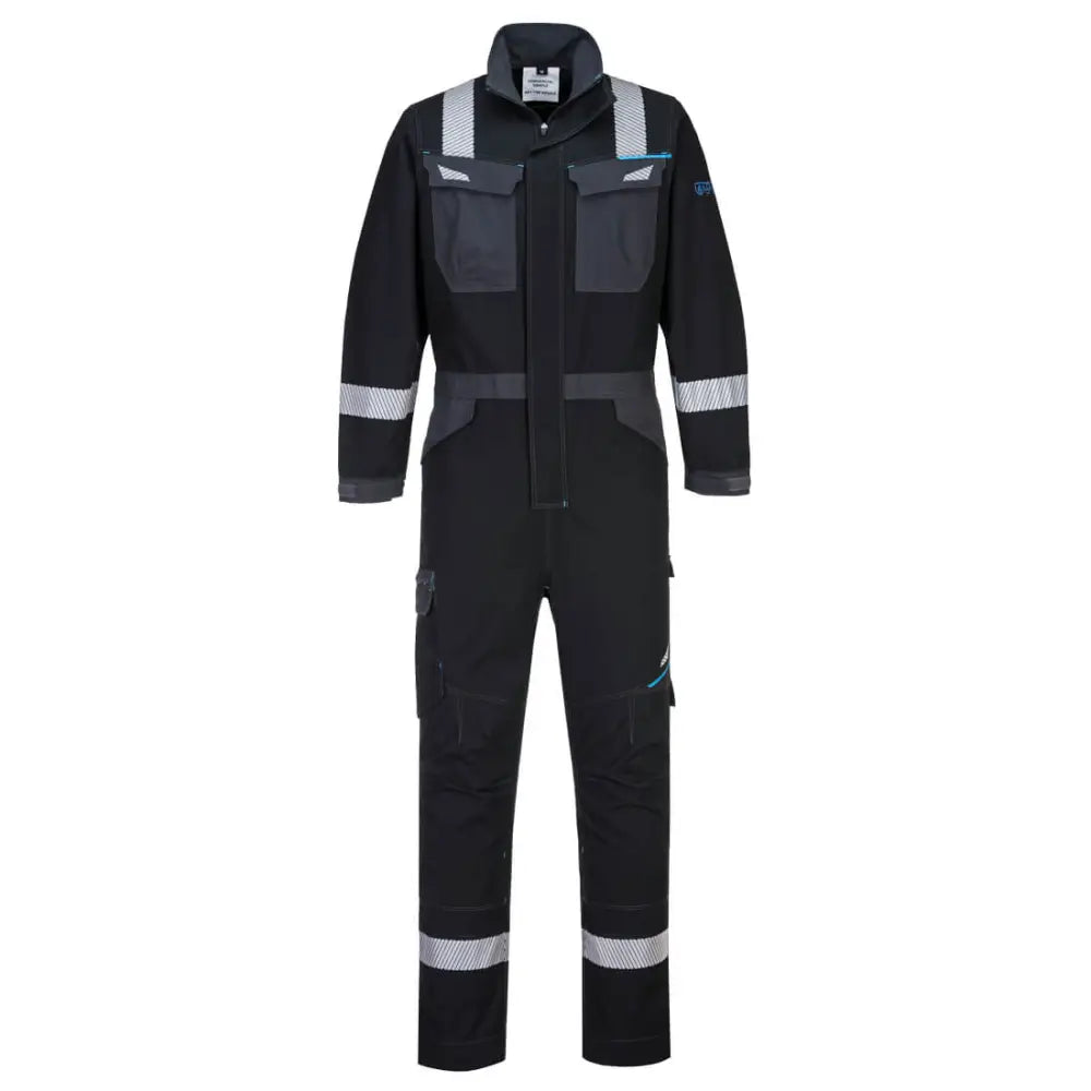 Portwest WX3 FR Modaflame Overall FR503 - Svart (BKR) / S