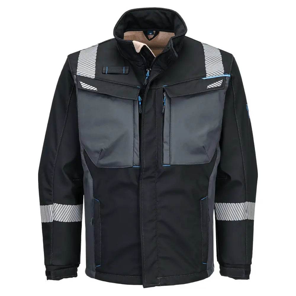 Portwest WX3 FR Modaflame Softshell FR704 - Svart (BKR) / S