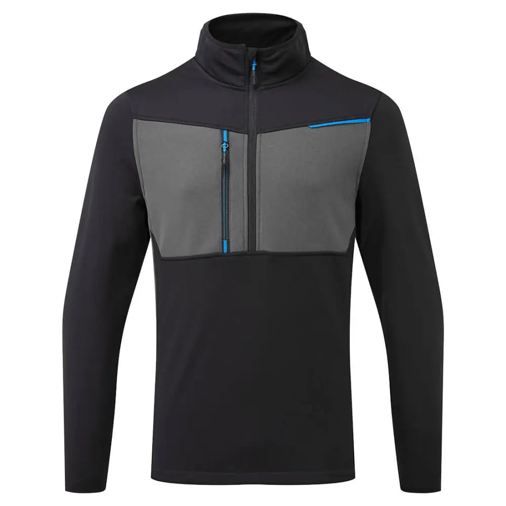 Portwest WX3 Half Zip Tech Fleece T755 - (BKR) / L