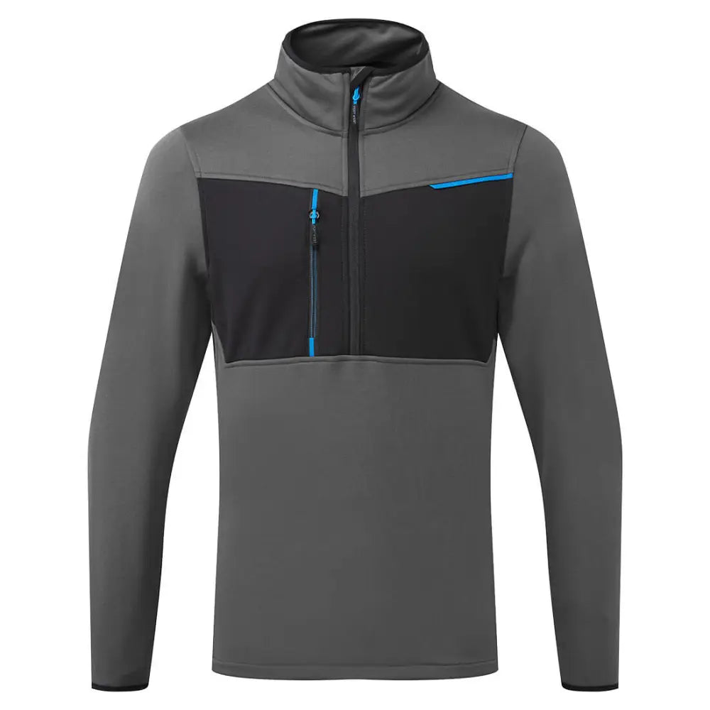 Portwest WX3 Half Zip Tech Fleece T755 - Mole Grå (MGR) / S