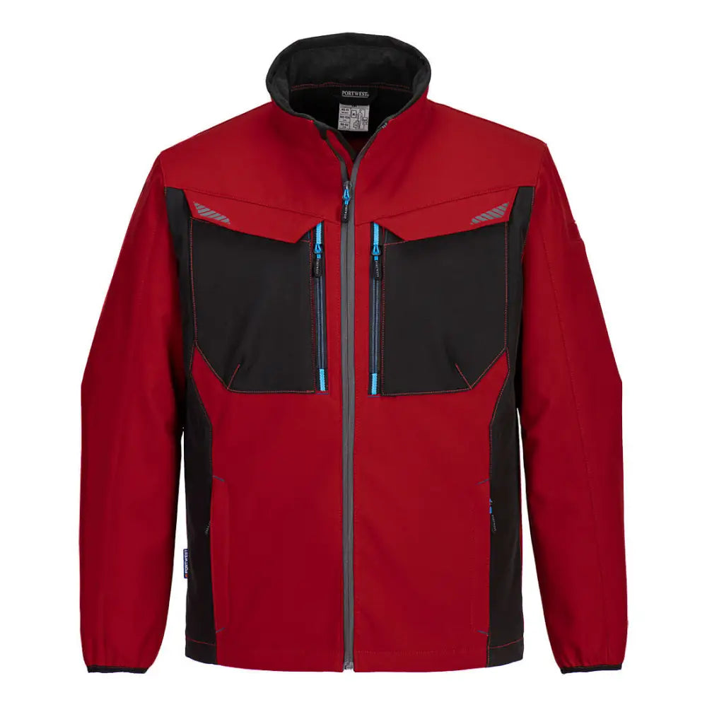 Portwest WX3 Softshell Jacka T750 - Mörkröd (DRR) / S