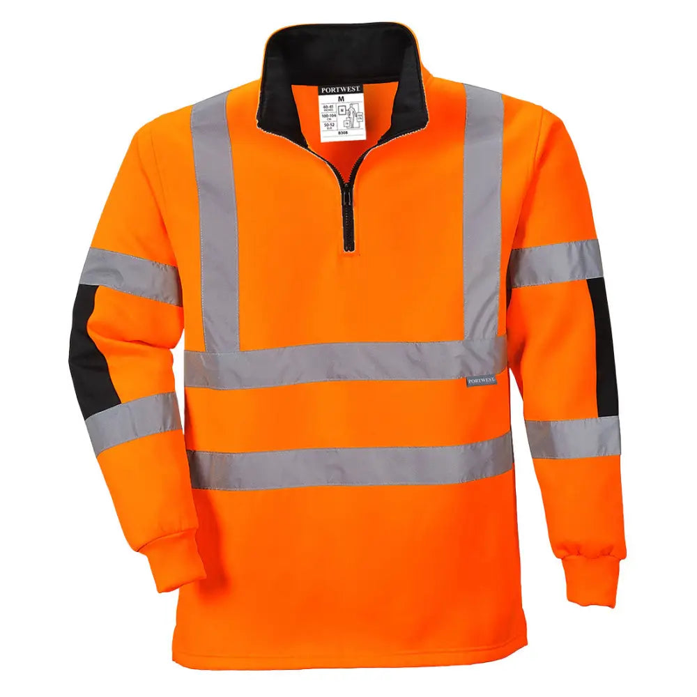 Portwest Xenon Rugby Tröja B308 - Orange (ORR) / XS