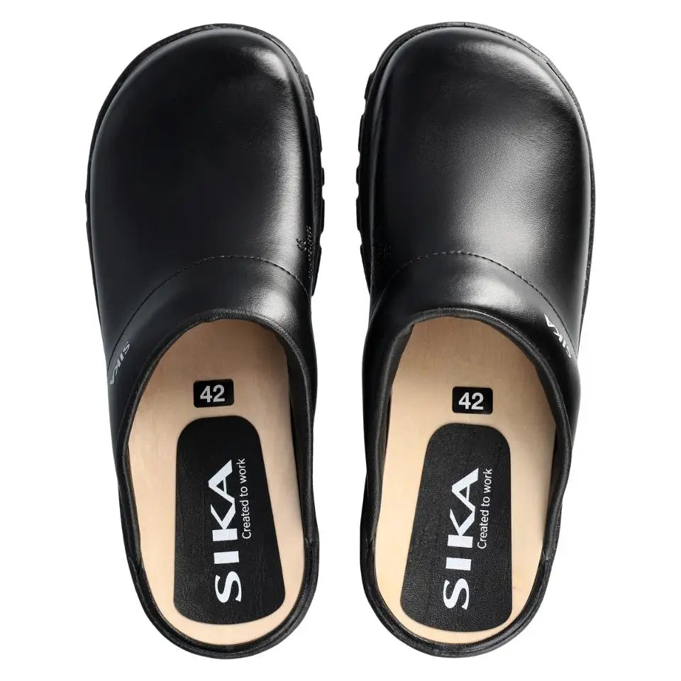SIKA Comfort Tøffeltræsko OB SRC - sort 149