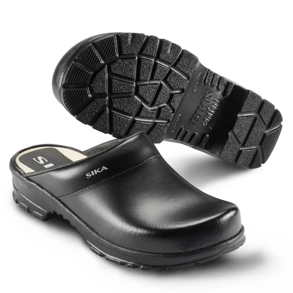 SIKA Comfort Tøffeltræsko OB SRC - sort 149