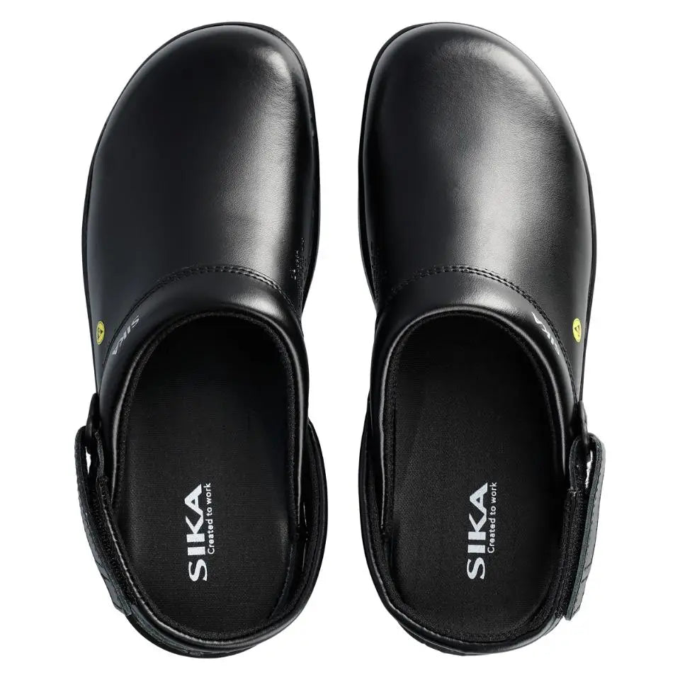 SIKA Fusion Clog ESD m/hælrem OB SRC - sort 19467