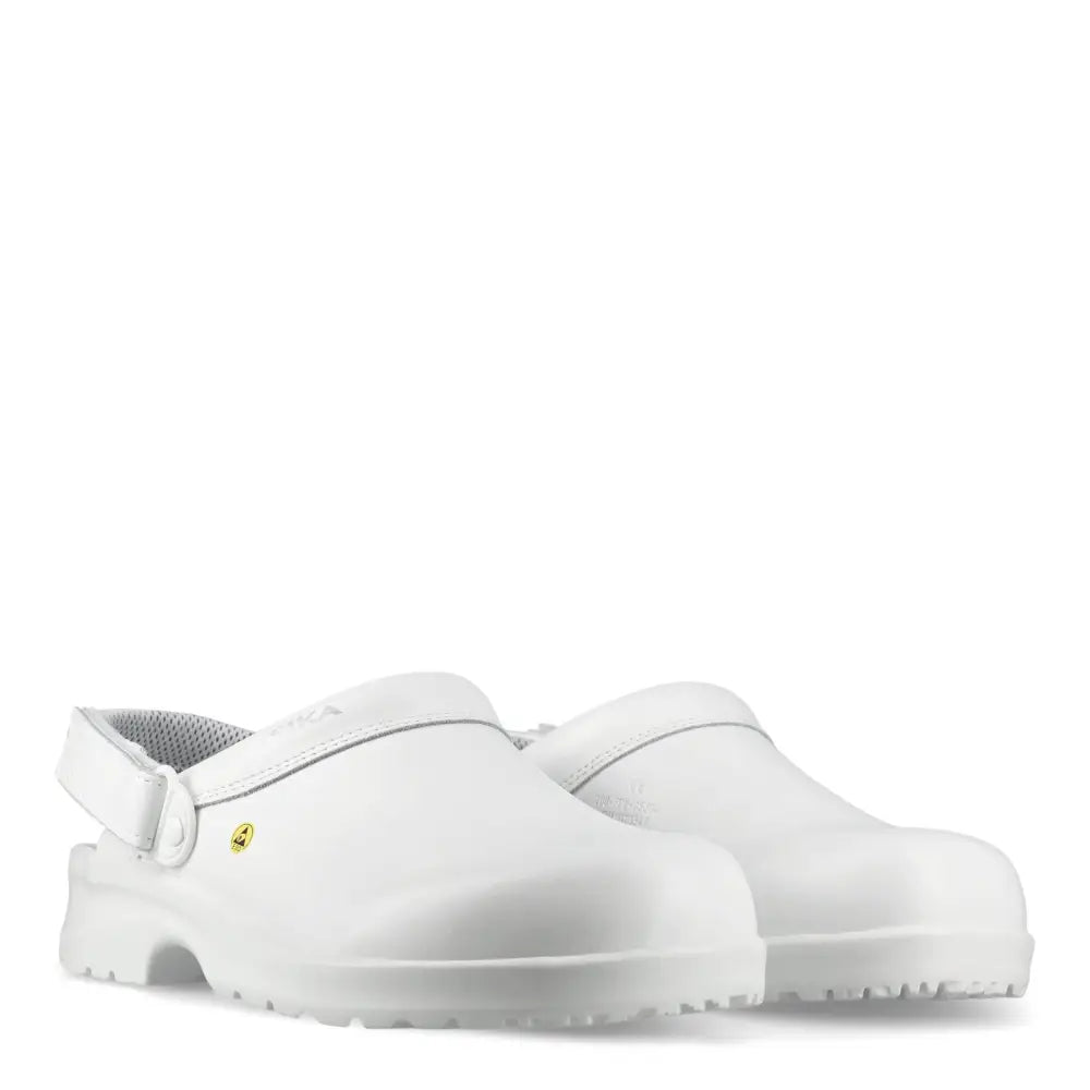 SIKA Fusion Clog ESD m/hælrem OB SRC - sort 19467 - 35 / vit
