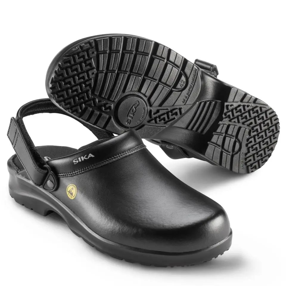 SIKA Fusion Clog ESD m/hælrem OB SRC - sort 19467