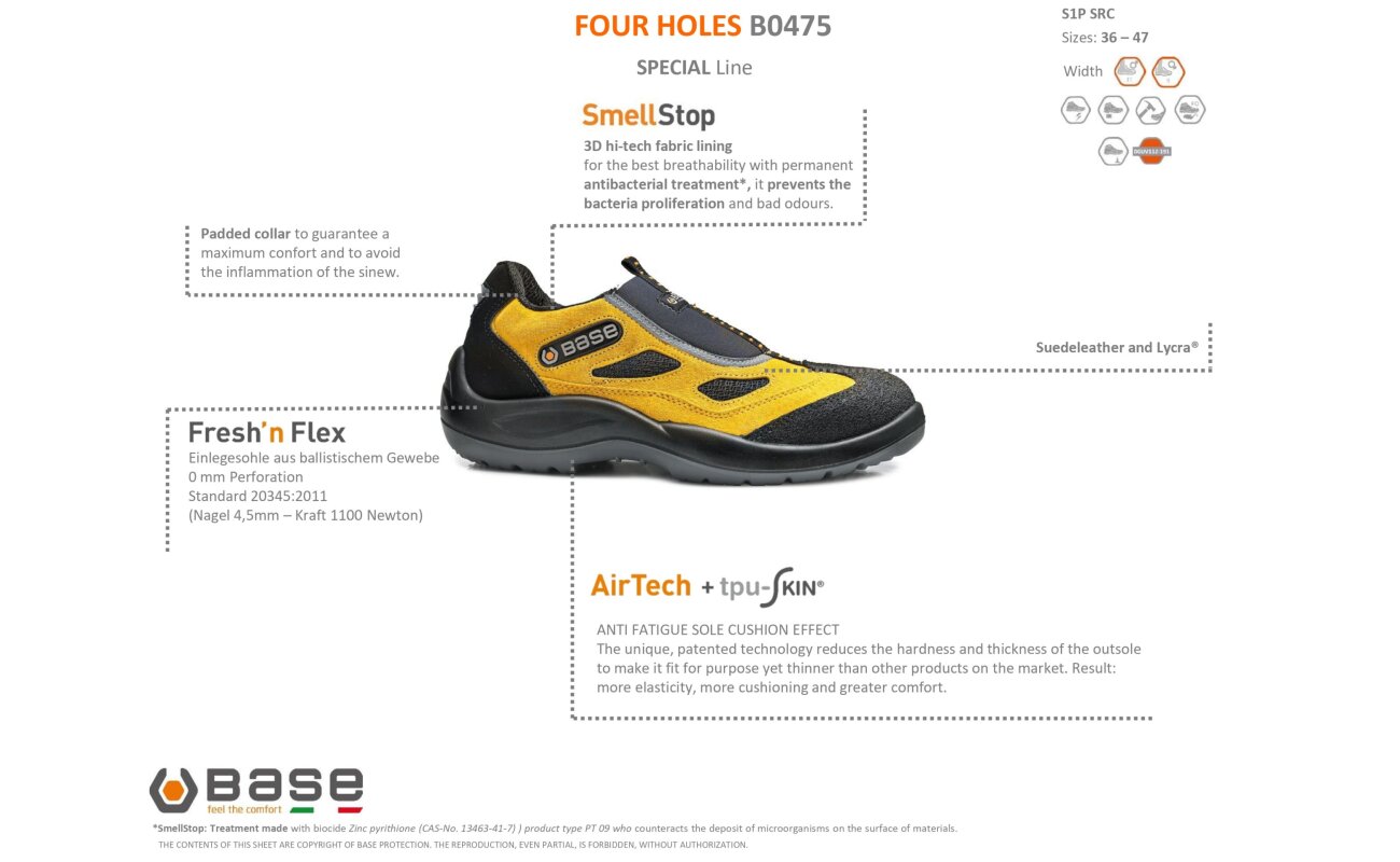 Base Four Holes S1P SRC B0475