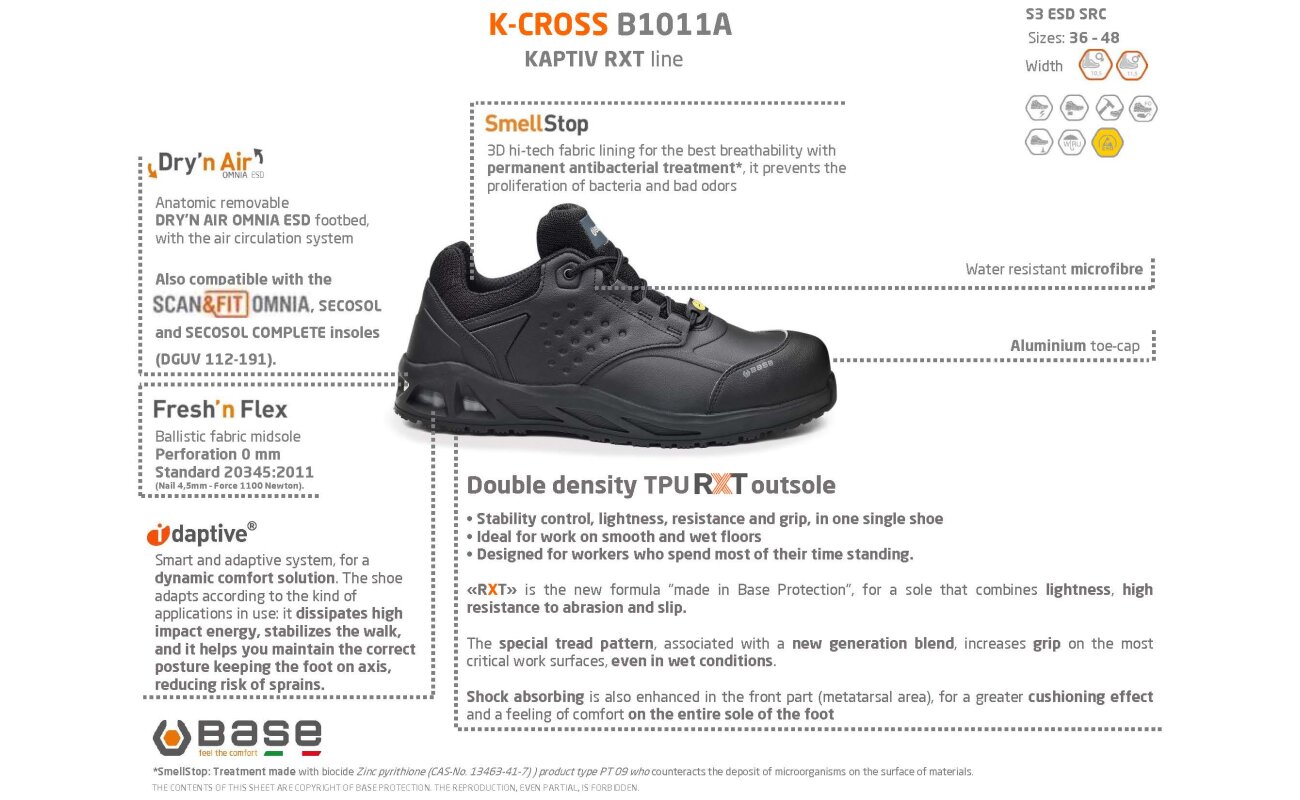 Base K-CROSS S3 ESD SRC B1011