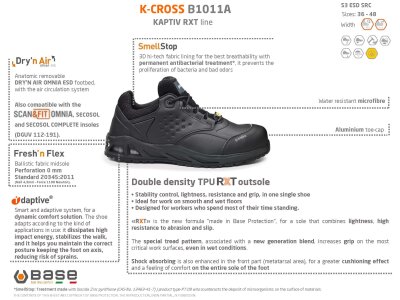 Base K-CROSS S3 ESD SRC B1011