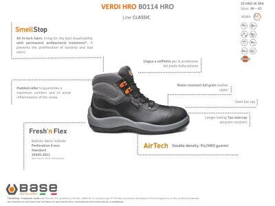 Base Verdi Hro S3 HRO HI SRA B0114H